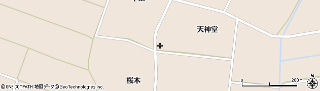 秋田県大仙市太田町斉内天神堂34周辺の地図