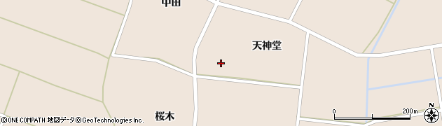 秋田県大仙市太田町斉内天神堂37周辺の地図