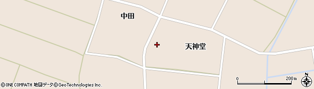 秋田県大仙市太田町斉内天神堂38周辺の地図