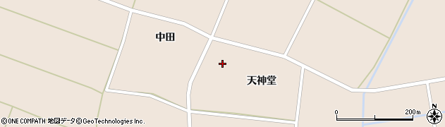 秋田県大仙市太田町斉内天神堂周辺の地図