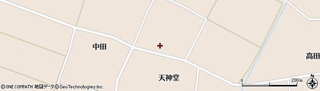 秋田県大仙市太田町斉内天神堂43周辺の地図