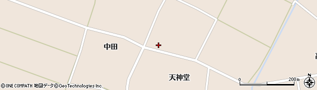 秋田県大仙市太田町斉内天神堂44周辺の地図