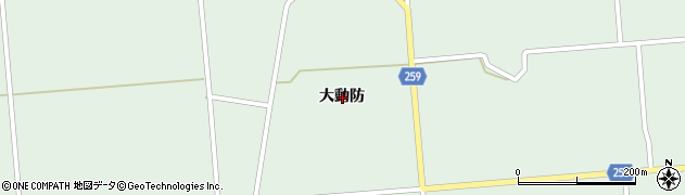 秋田県大仙市太田町国見大動防周辺の地図