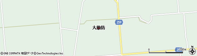 秋田県大仙市太田町国見（大動防）周辺の地図