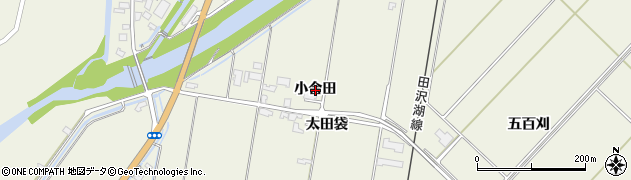秋田県大仙市長野（小合田）周辺の地図