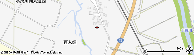 秋田県大仙市刈和野百人畑周辺の地図