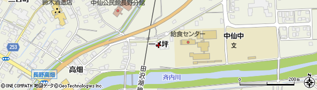 秋田県大仙市長野（一ノ坪）周辺の地図