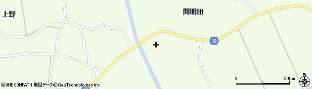 秋田県大仙市土川（間明田前）周辺の地図