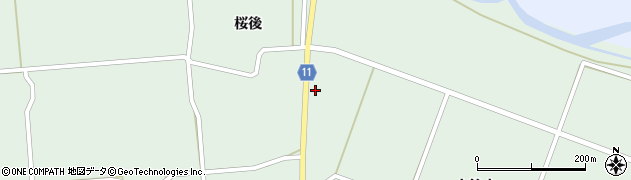 秋田県大仙市太田町国見桜後6周辺の地図