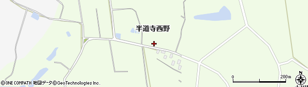 秋田県大仙市土川（半道寺西野）周辺の地図