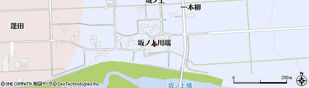 秋田県大仙市豊川（坂ノ上川端）周辺の地図