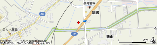 秋田県大仙市長野紫嶋61周辺の地図