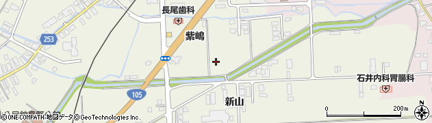 秋田県大仙市長野紫嶋38周辺の地図