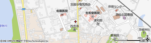 羽後信用金庫西仙北支店周辺の地図