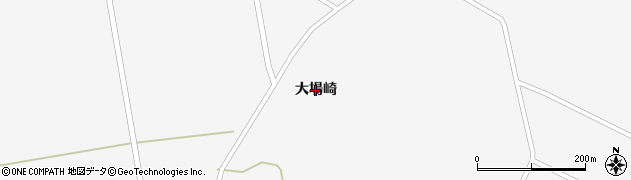 秋田県大仙市強首（大場崎）周辺の地図