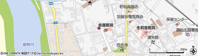 秋田県大仙市刈和野（愛宕町）周辺の地図