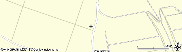 秋田県大仙市北野目後野周辺の地図