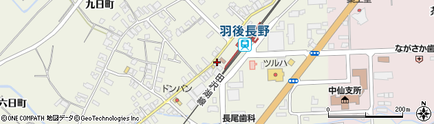 秋田県大仙市長野（柳田）周辺の地図