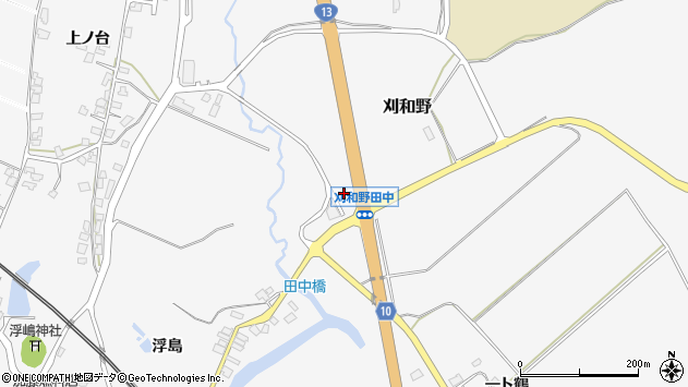 〒019-2112 秋田県大仙市刈和野の地図