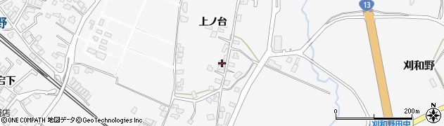秋田県大仙市刈和野上ノ台67周辺の地図