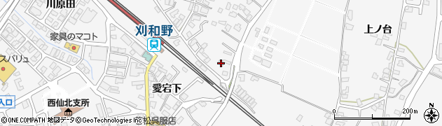 秋田県大仙市刈和野上ノ台荒屋敷9周辺の地図