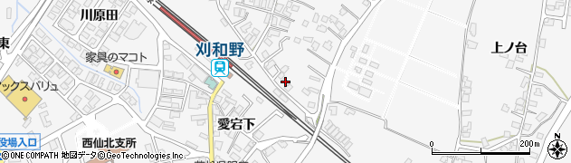 秋田県大仙市刈和野上ノ台荒屋敷12周辺の地図