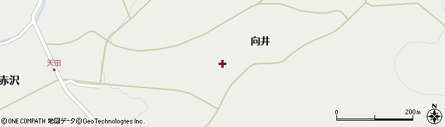 岩手県紫波町（紫波郡）赤沢（向井）周辺の地図