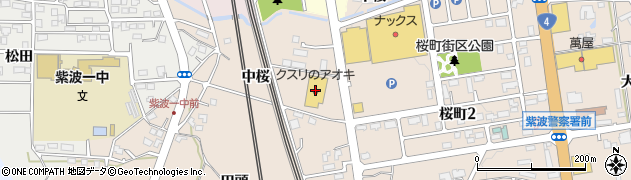 クスリのアオキ　紫波桜町薬局周辺の地図