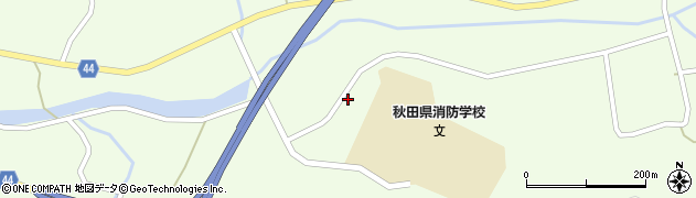 秋田県由利本荘市岩城内道川（築舘）周辺の地図