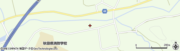 秋田県由利本荘市岩城内道川（高畑川原）周辺の地図