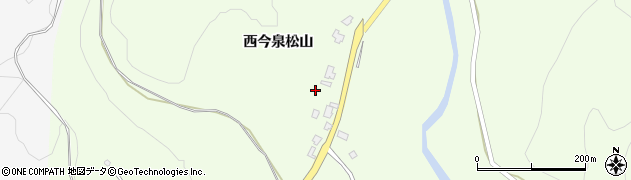 秋田県大仙市土川（西今泉松山）周辺の地図