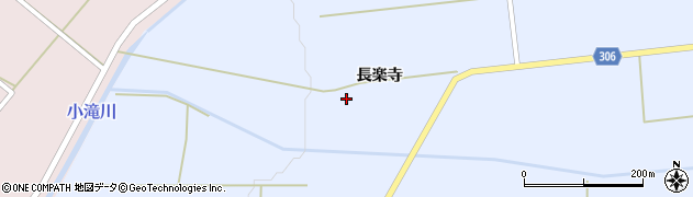 秋田県大仙市豊川（長楽寺）周辺の地図