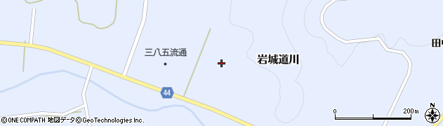 秋田県由利本荘市岩城道川（久保）周辺の地図