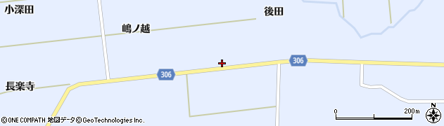 秋田県大仙市豊川白山堂26周辺の地図