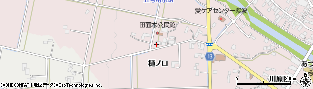 岩手県紫波町（紫波郡）上平沢（樋ノ口）周辺の地図