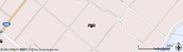 秋田県大仙市北長野（袴田）周辺の地図