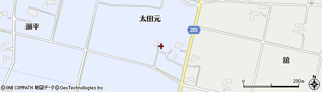 岩手県紫波郡紫波町稲藤太田元周辺の地図