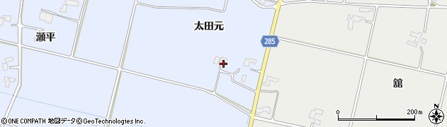 岩手県紫波町（紫波郡）稲藤（太田元）周辺の地図