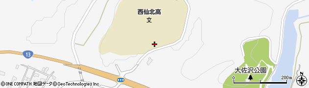 秋田県大仙市刈和野（北ノ沢島山）周辺の地図