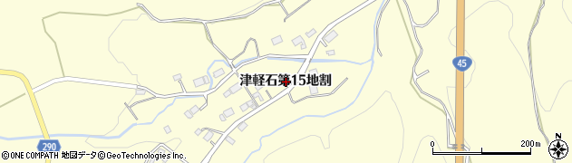 岩手県宮古市津軽石（第１５地割）周辺の地図