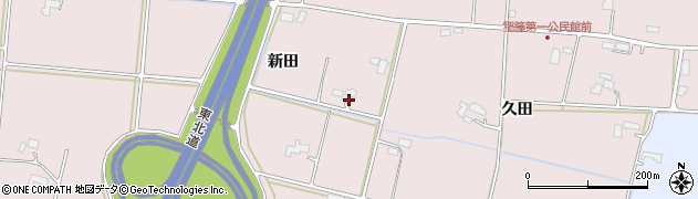 岩手県紫波町（紫波郡）上平沢（新田）周辺の地図