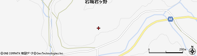 秋田県由利本荘市岩城君ヶ野（中村）周辺の地図