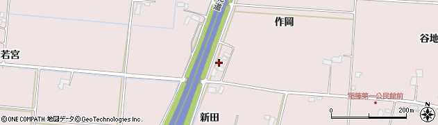 岩手県紫波町（紫波郡）上平沢（作岡）周辺の地図
