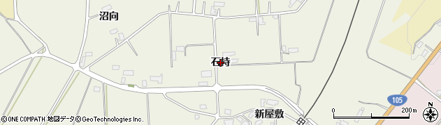 秋田県大仙市上鴬野（石持）周辺の地図
