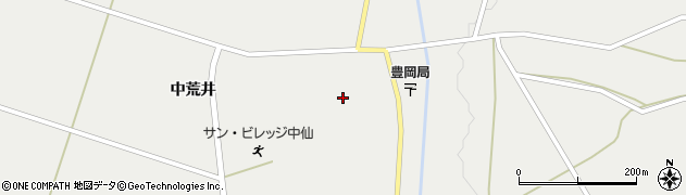秋田県大仙市豊岡中荒井野39周辺の地図