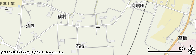 秋田県大仙市上鴬野石持16周辺の地図