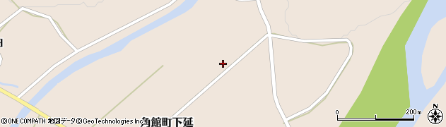 秋田県仙北市角館町下延（大前田）周辺の地図