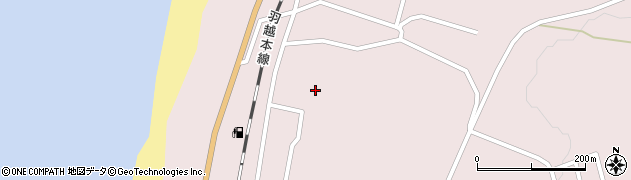 秋田県由利本荘市岩城勝手（烏ヶ森）周辺の地図