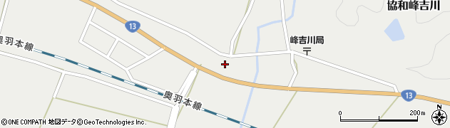 秋田県大仙市協和峰吉川宮田周辺の地図