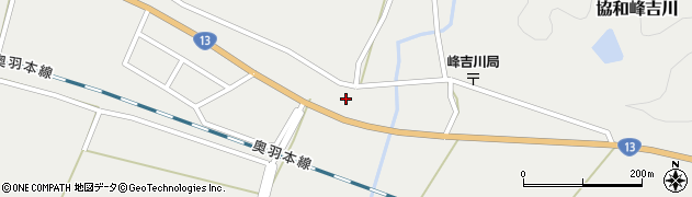 秋田県大仙市協和峰吉川（宮田）周辺の地図
